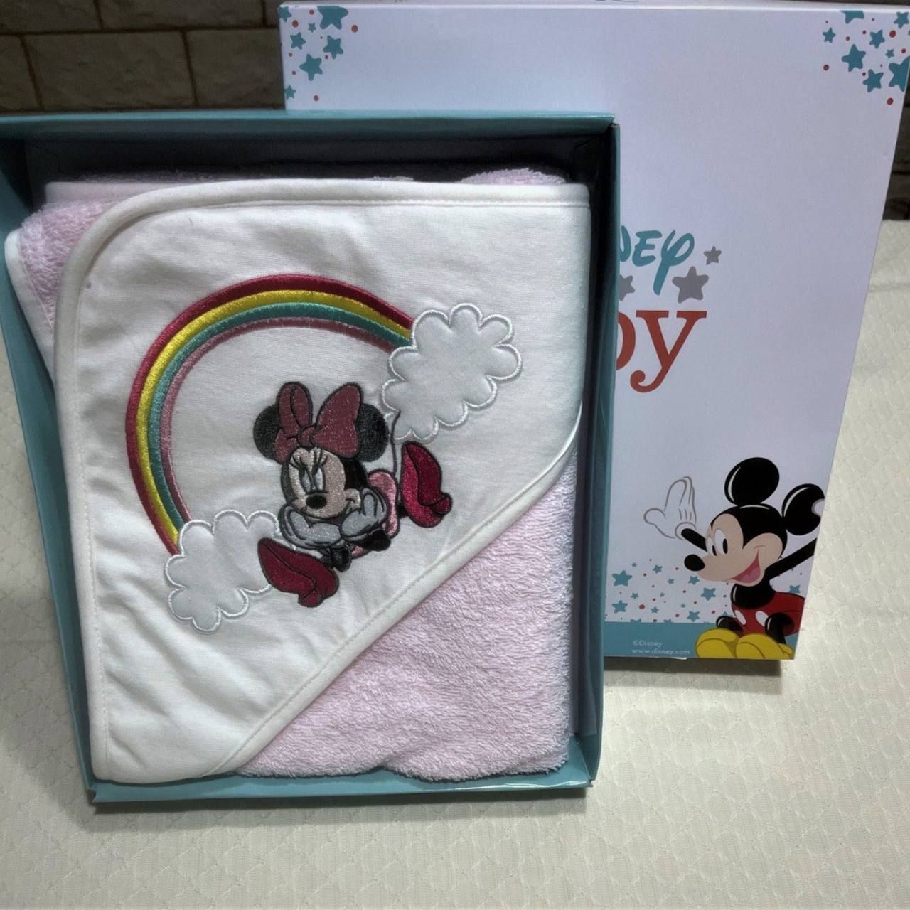 Accappatoio Disney Triangolo Femminuccia Minnie Arcobaleno - BabyBoutique