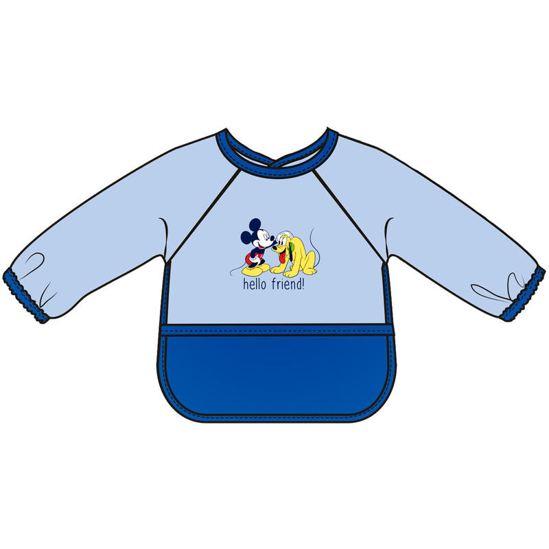 Disney Peva Bib with Sleeves, Boy and Girl