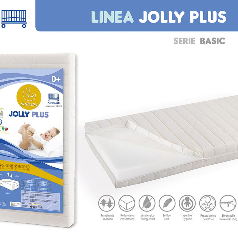 Matelas Italbaby avec housse amovible pour lit JollyPlus