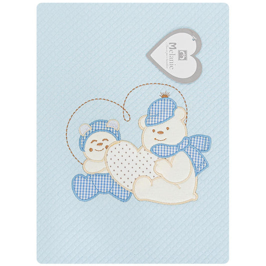 Berceau de couverture pour bébé Mélanie EN piquet, couleurs assorties