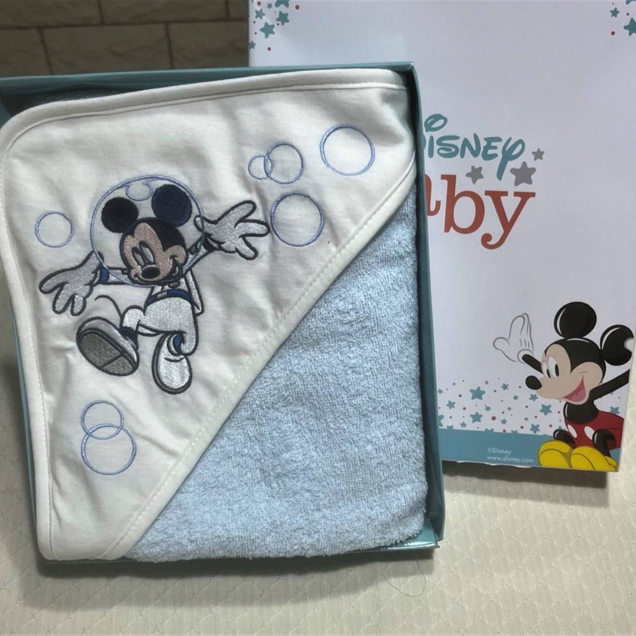 Accappatoio Disney Triangolo Maschietto Mickey Mouse Astronauta - BabyBoutique