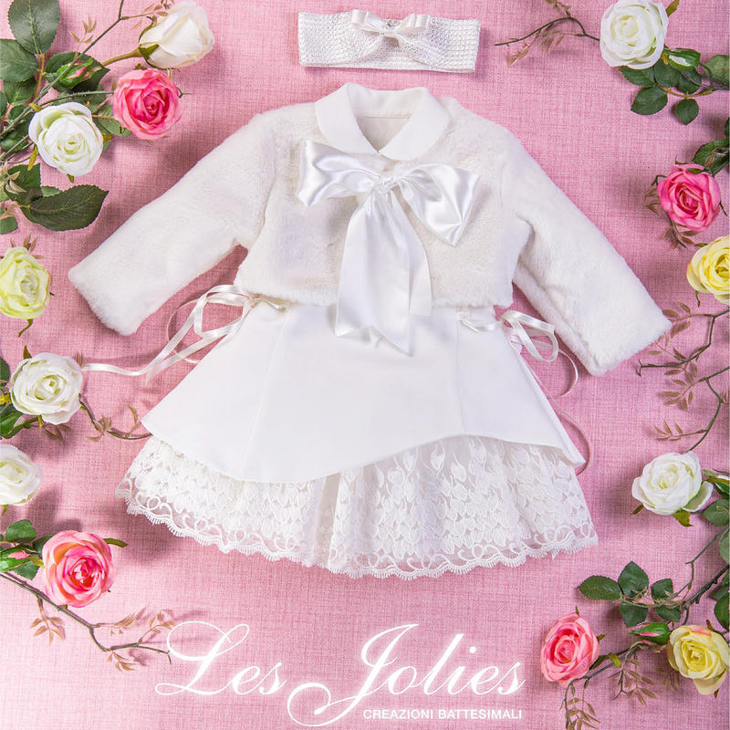 LesJolies Summer Baptismal Vest