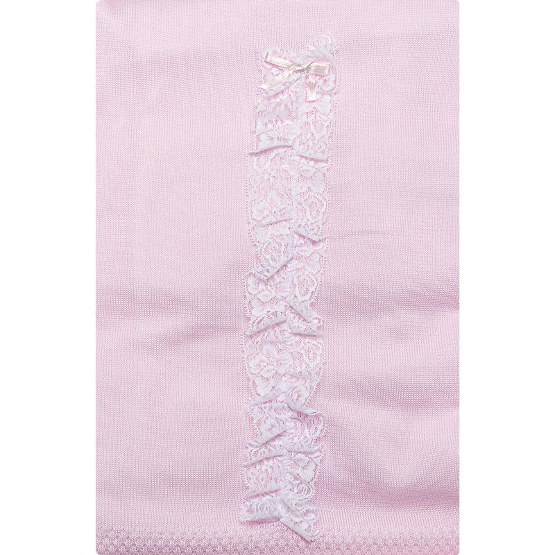 Hophoplà Baby Blanket in Pink Lisle Thread