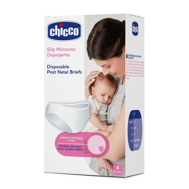 Chicco Slip Monouso Dopoparto in Tessuto, Beige