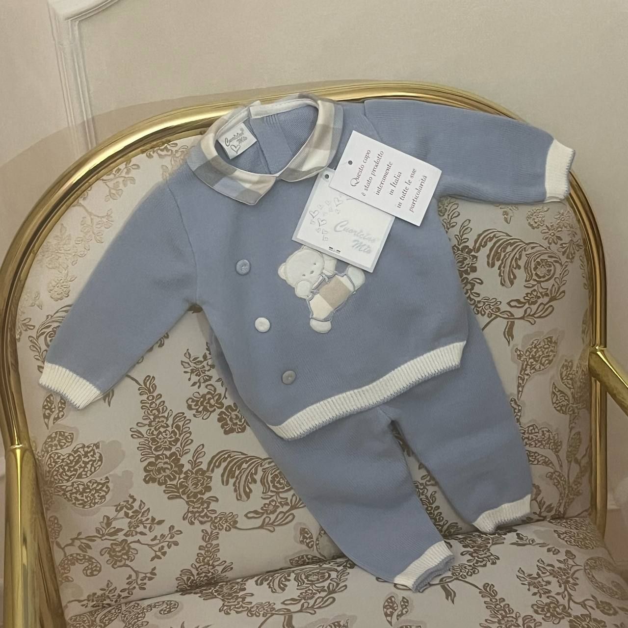 Set Nascita "ORSETTO" Cuoricino Mio - BabyBoutique