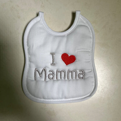 BabyBoutique® Bavette "I LOVE" Mamma