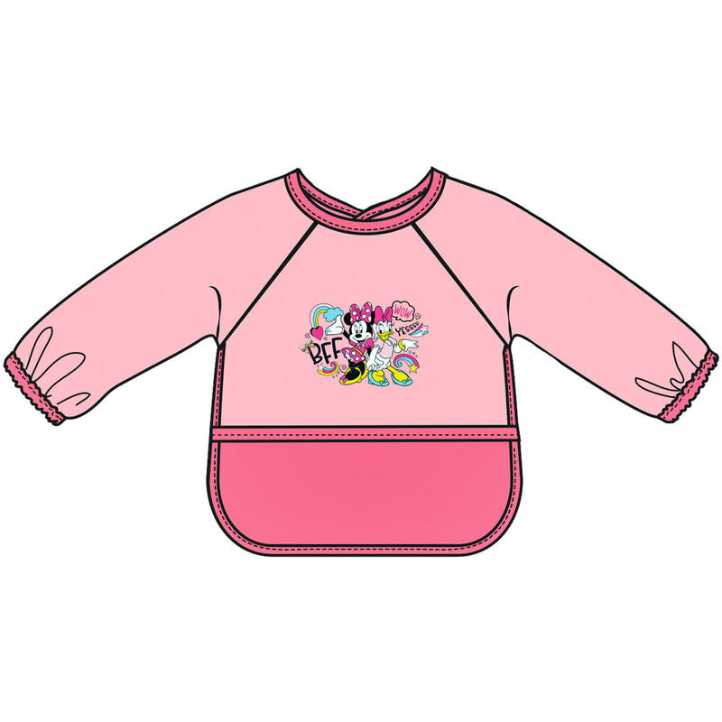 Disney Peva Bib with Sleeves, Boy and Girl