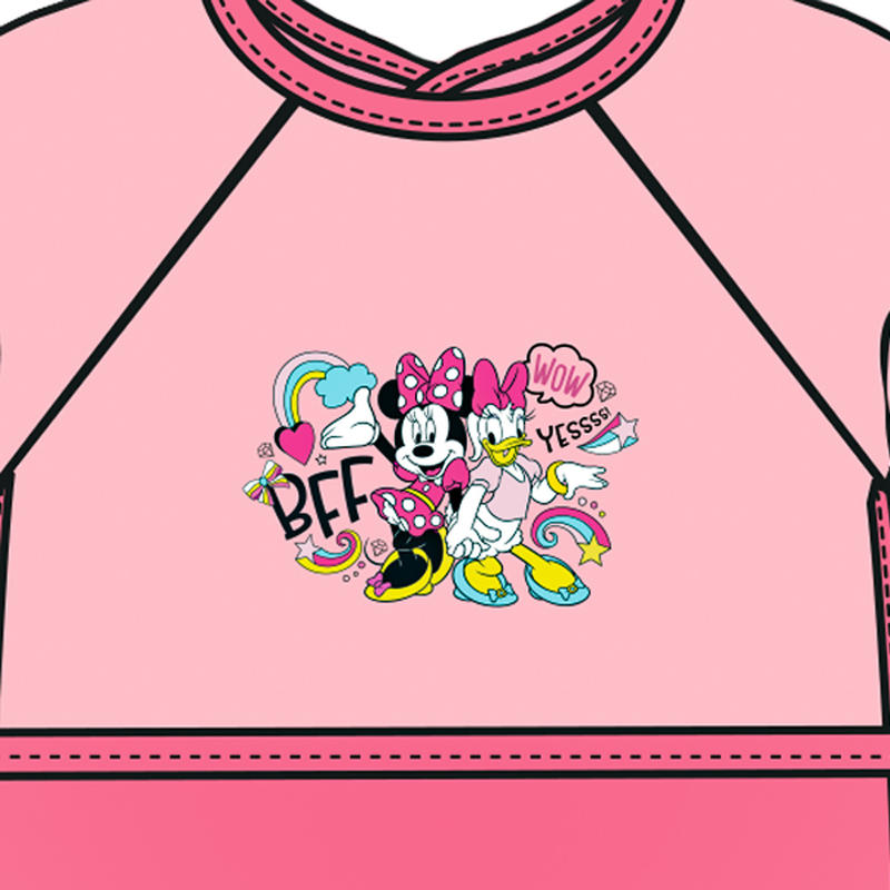 Disney Peva Bib with Sleeves, Boy and Girl