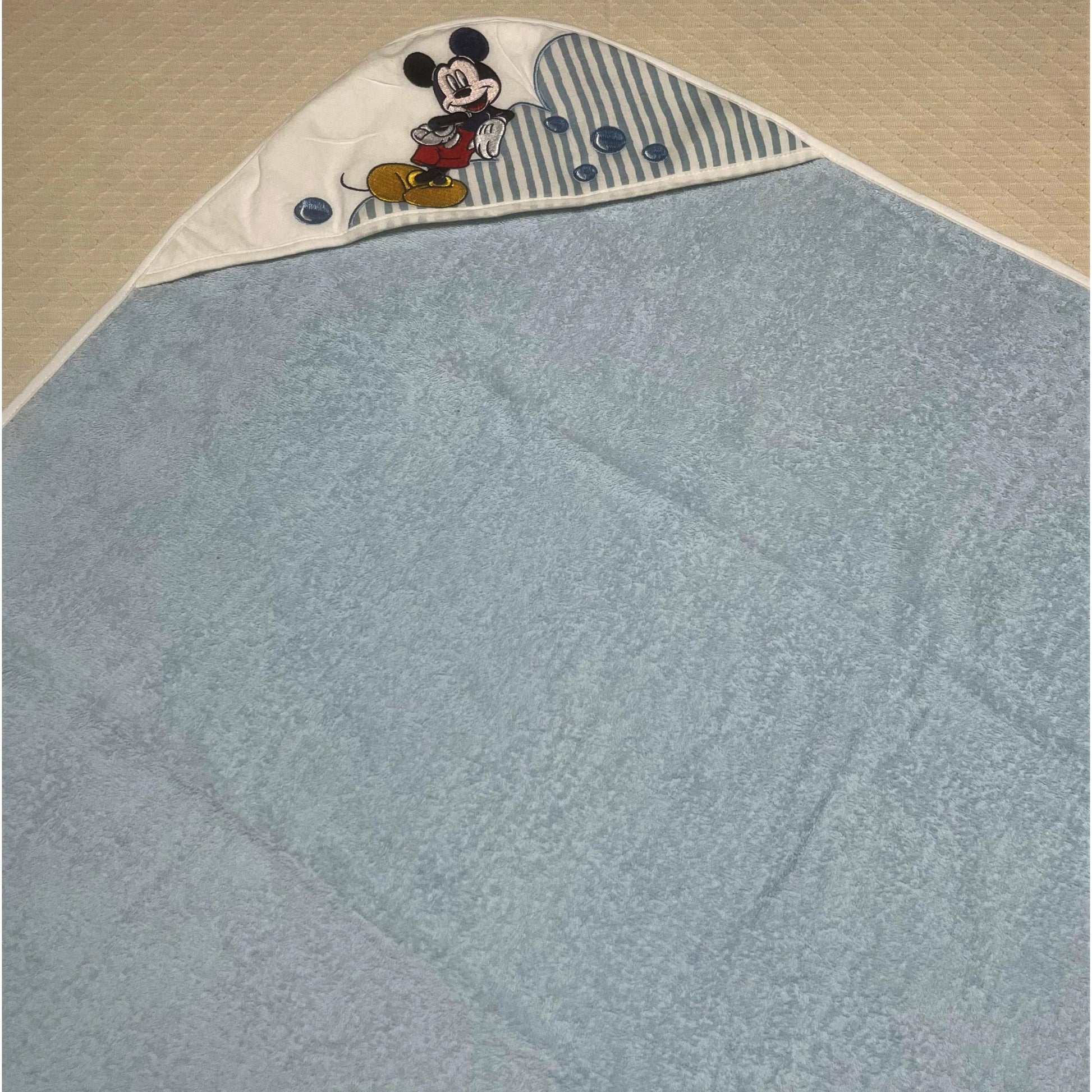 Accappatoio Disney Triangolo Maschietto Mickey Mouse Bollicine - BabyBoutique