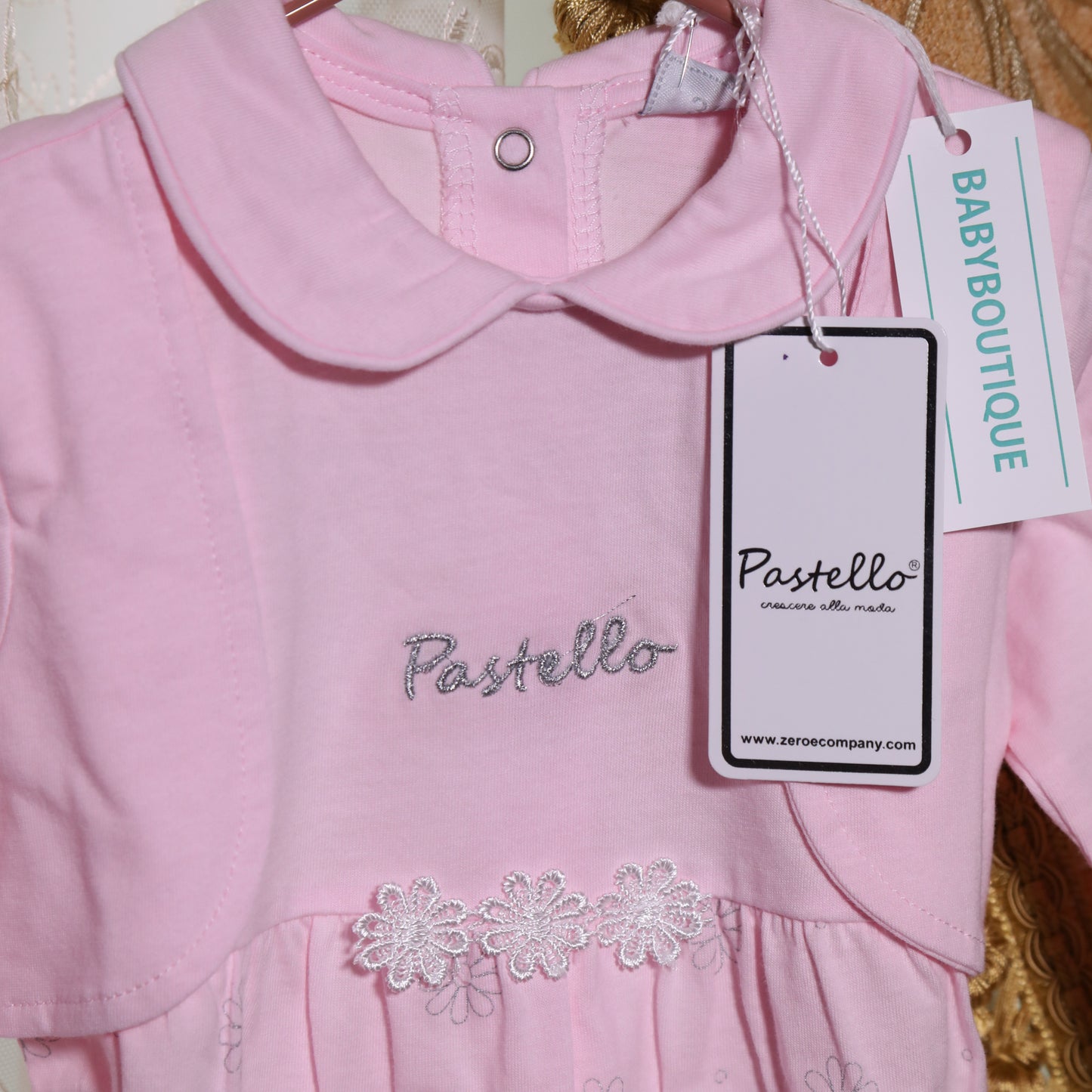 Completino Fiorellino Pastello in Cotone - BabyBoutique