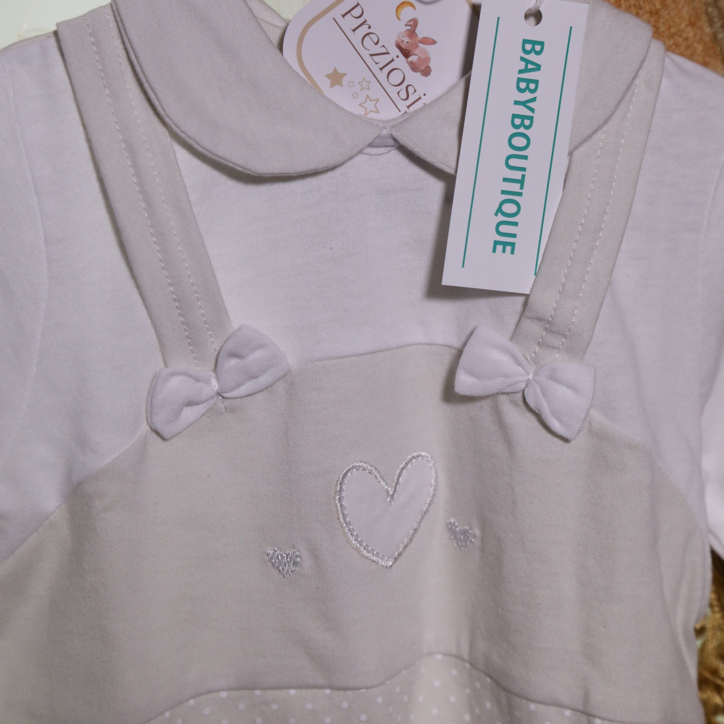 Completino Preziosini Fiocchetto F Cotone - BabyBoutique