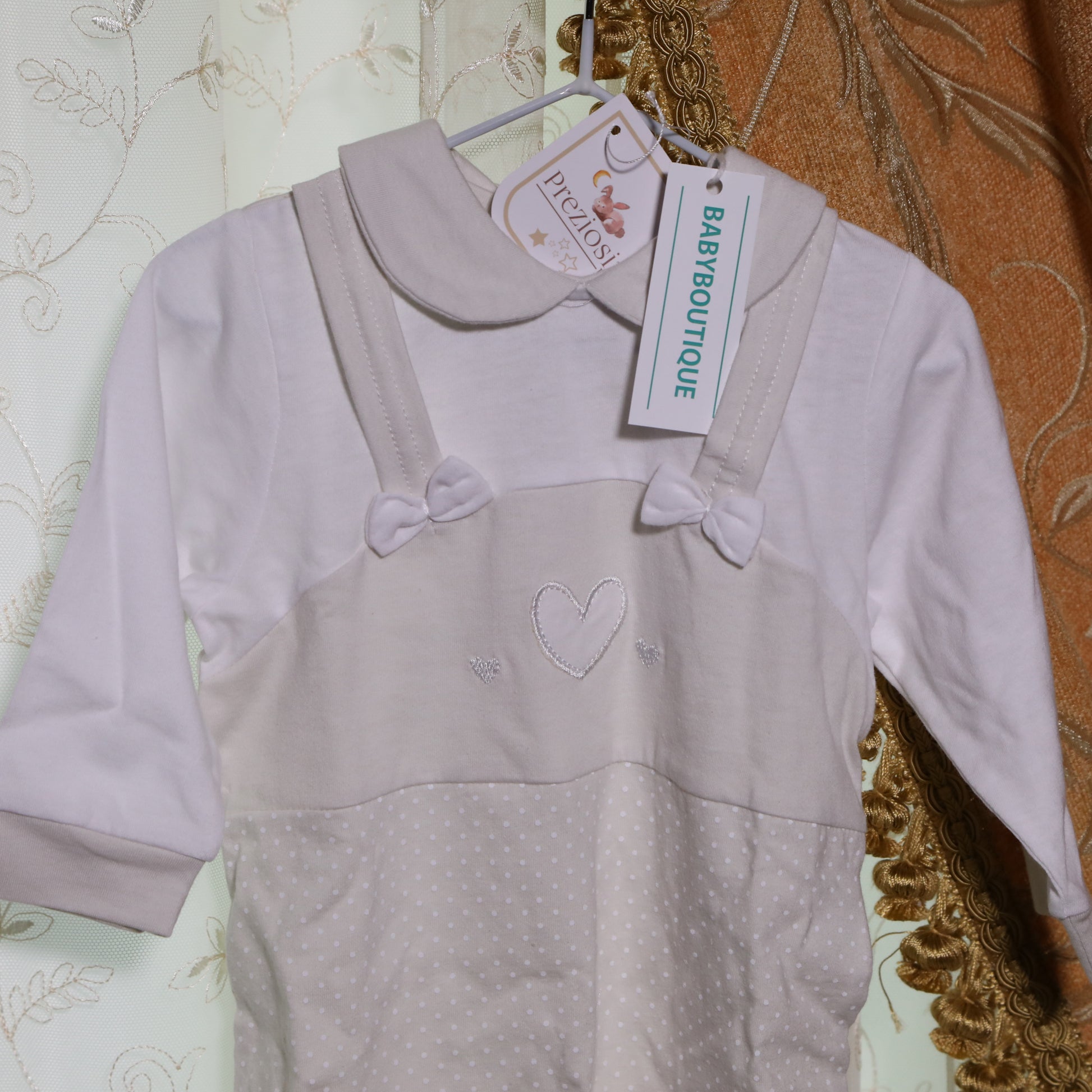 Completino Preziosini Fiocchetto F Cotone - BabyBoutique