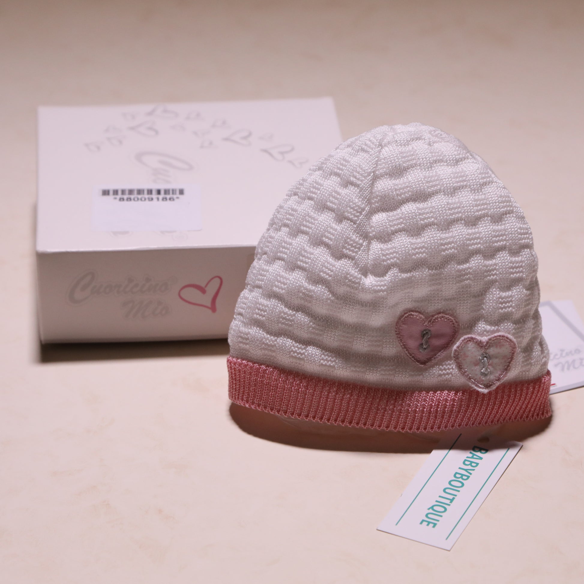 Cappellino Cuoricino Femminuccia - BabyBoutique